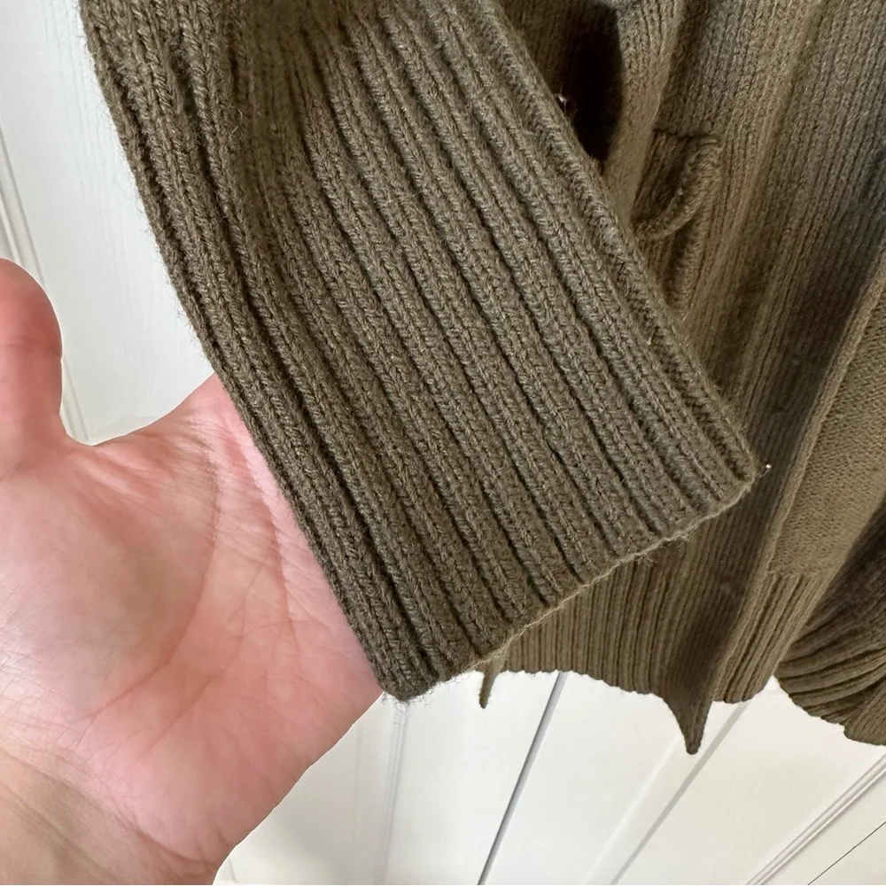 Long Front Button Cardigan - Picture 4 of 8